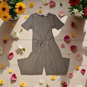 Elegant Heathered Jumpsuit